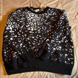 Leopard print sweater